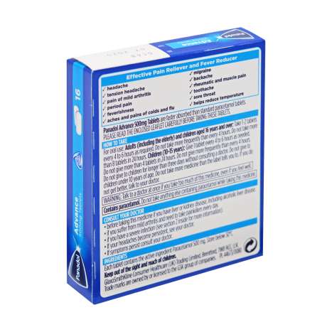 Panadol Advance (500mg) Tablets 16 Pack