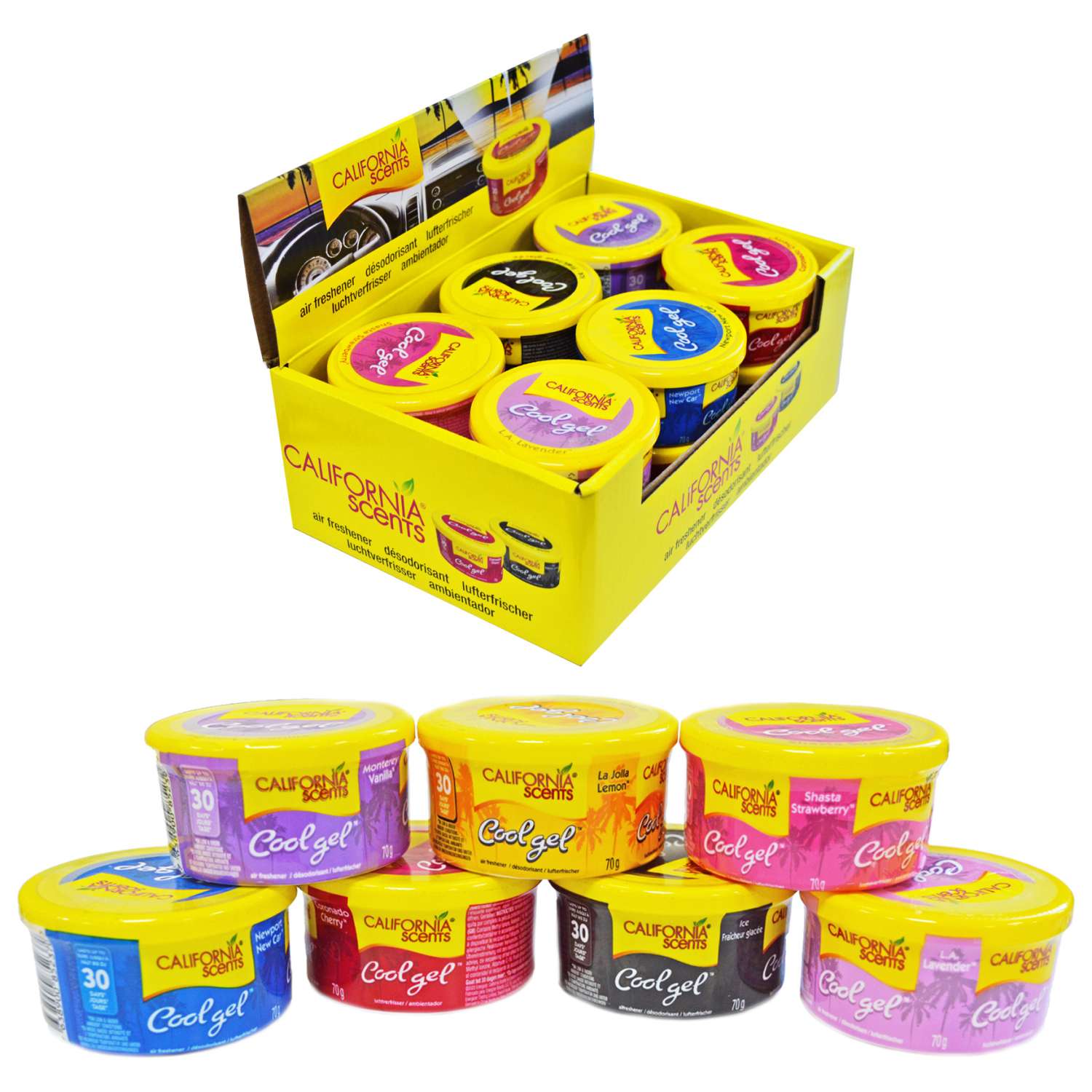 Wholesale California Scents Cool Gel Air Freshener Homeware Essentials