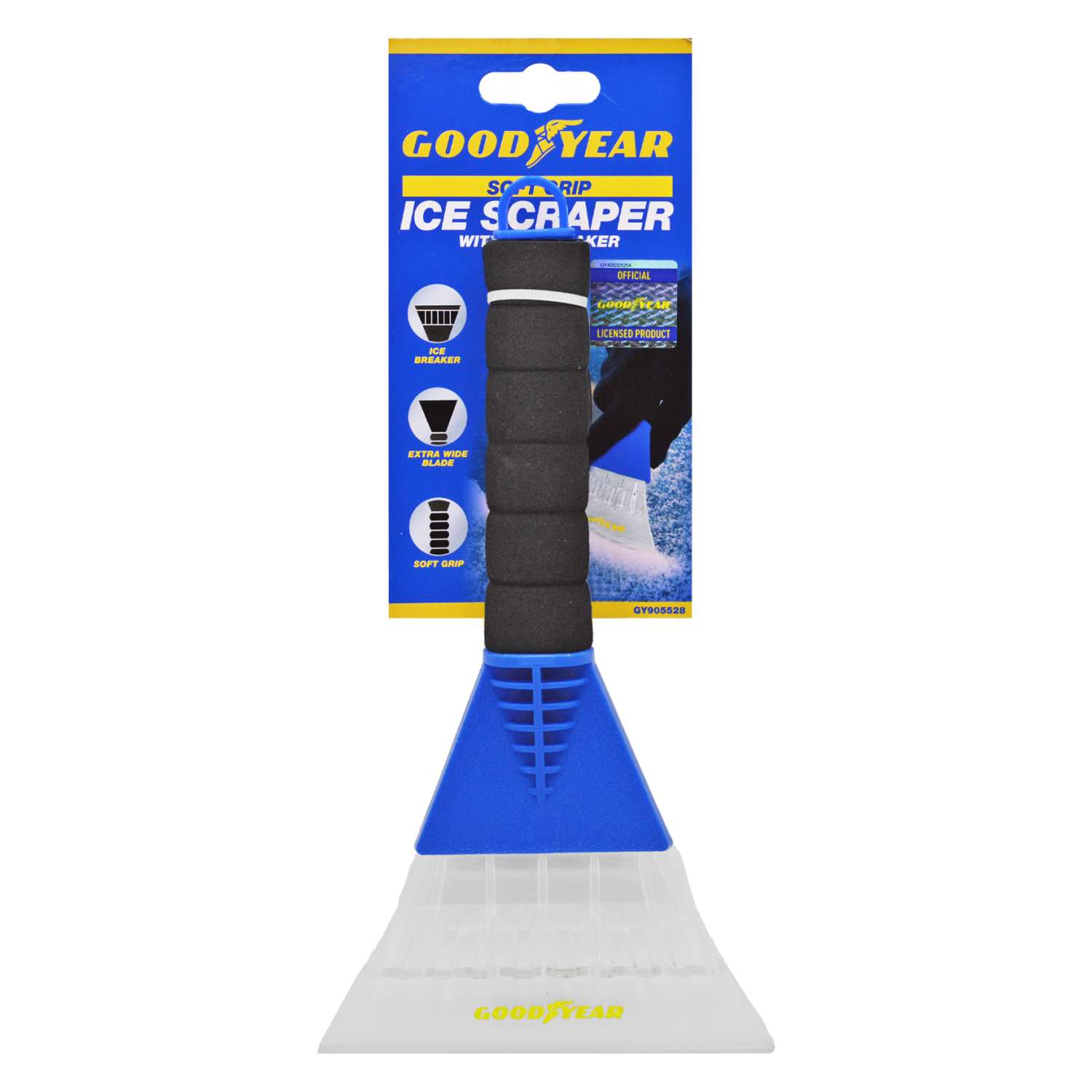 Wholesale Goodyear Ice Scraper with Soft Grip - Homeware Essentials