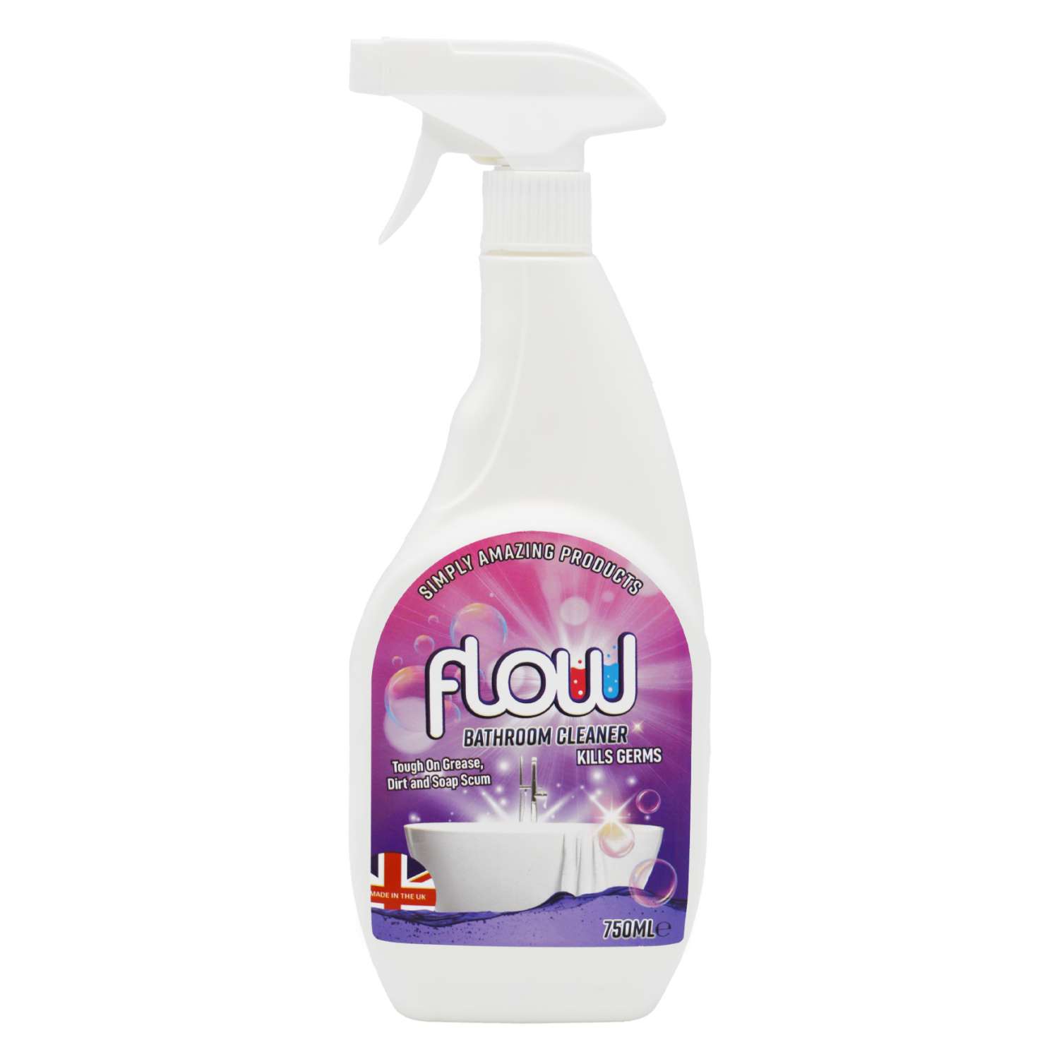 Wholesale Flow Bathroom Cleaner Spray 750ml Homeware Essentials
