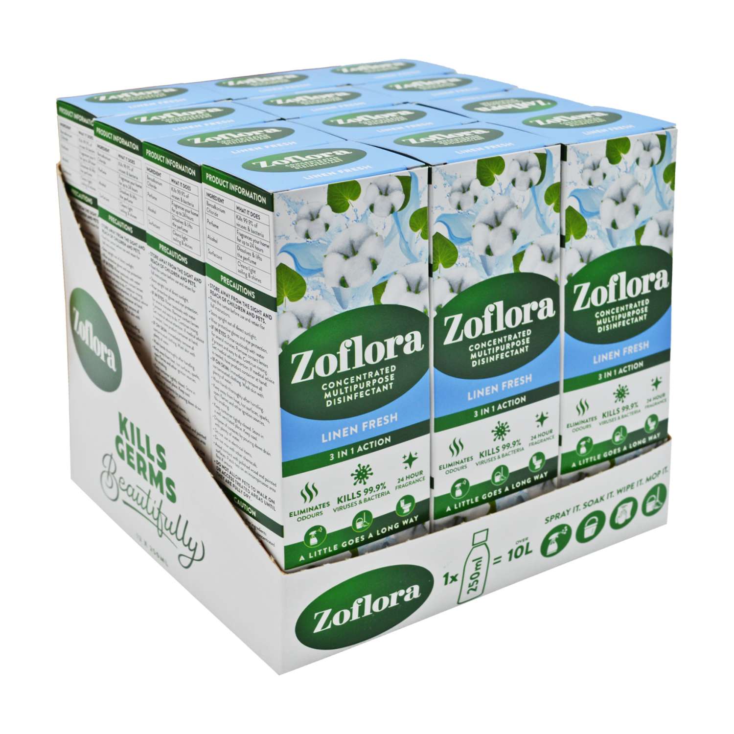Zoflora Box Wholesale Zoflora Linen Fresh Concentrated Disinfectant 250ml Homeware ...