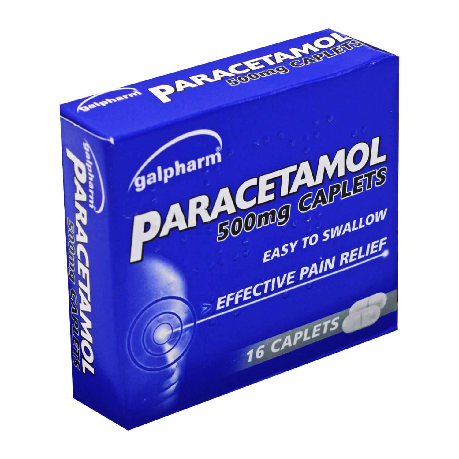 Wholesale Galpharm Paracetamol 500mg Caplets 16 Pack - Homeware Essentials
