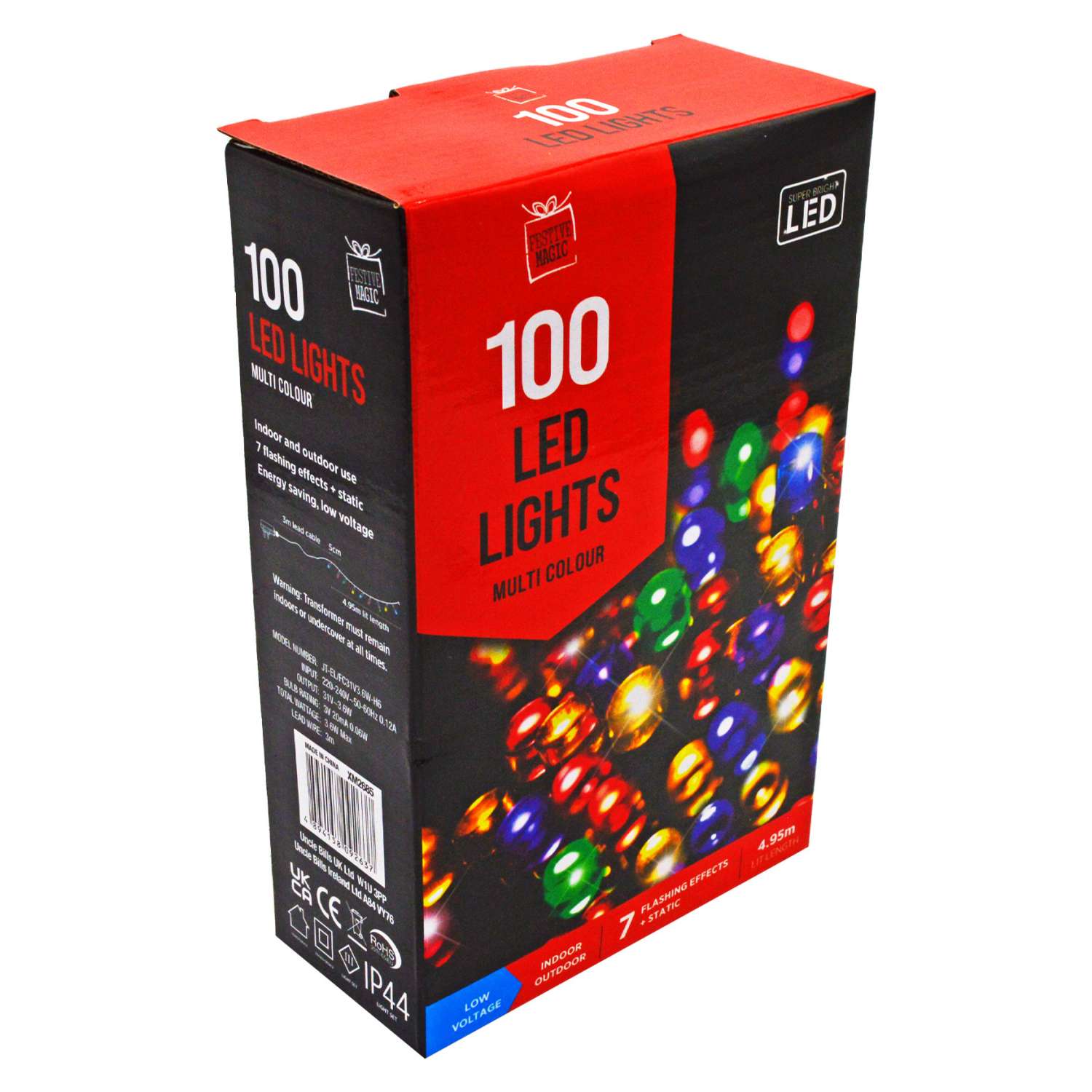 Colou Read Wholesale 100 LED Multi-Coloured Lights Homeware Essentials
