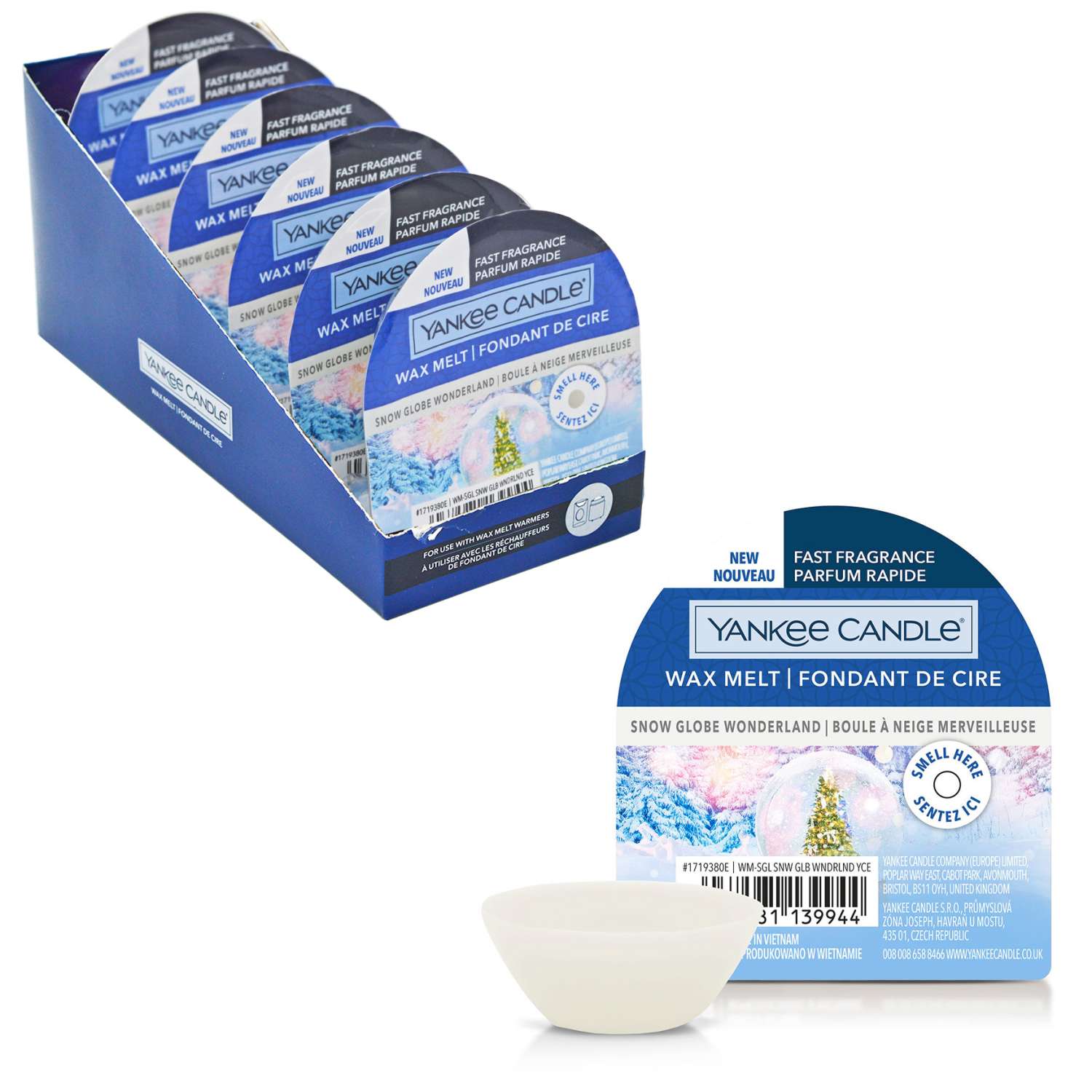 Wholesale Yankee Candle Wax Melt 22g Snow Globe Wonderland Homeware