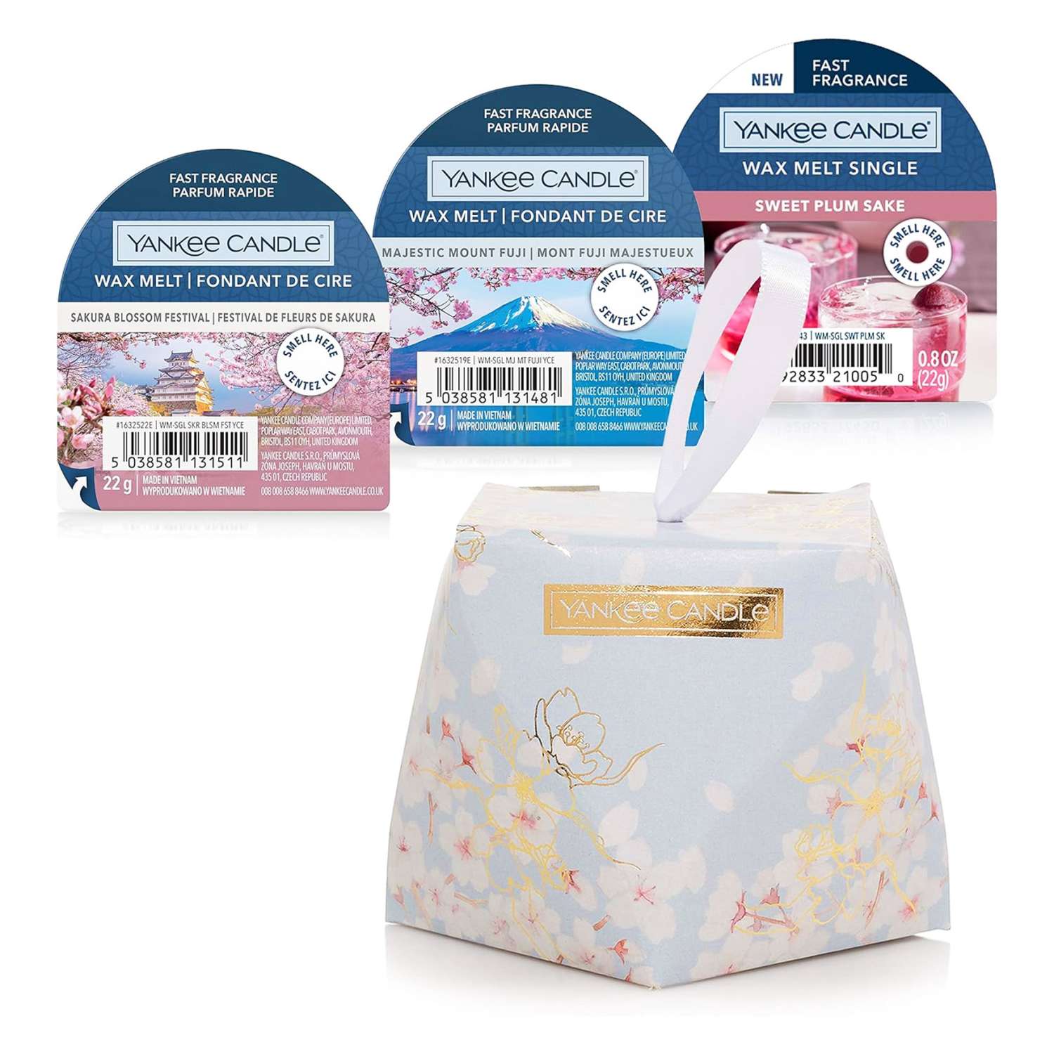 Wholesale Yankee Candle 3 Wax Melt Floral Gift Set Box Homeware